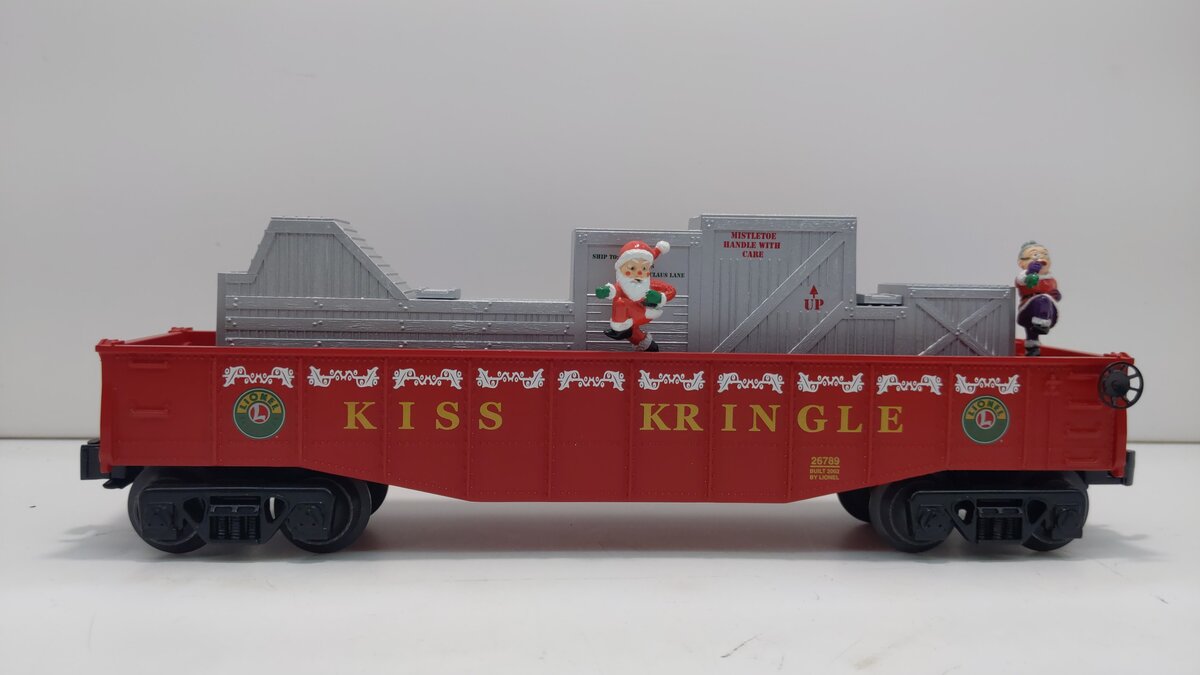 Lionel 6-26789 O Gauge Kris Kringle Chase Gondola LN/Box