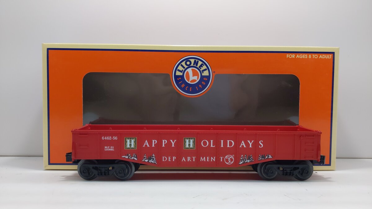 Lionel 6-52254 O Dept. 56 Holiday Gondola #6462-56 LN/Box