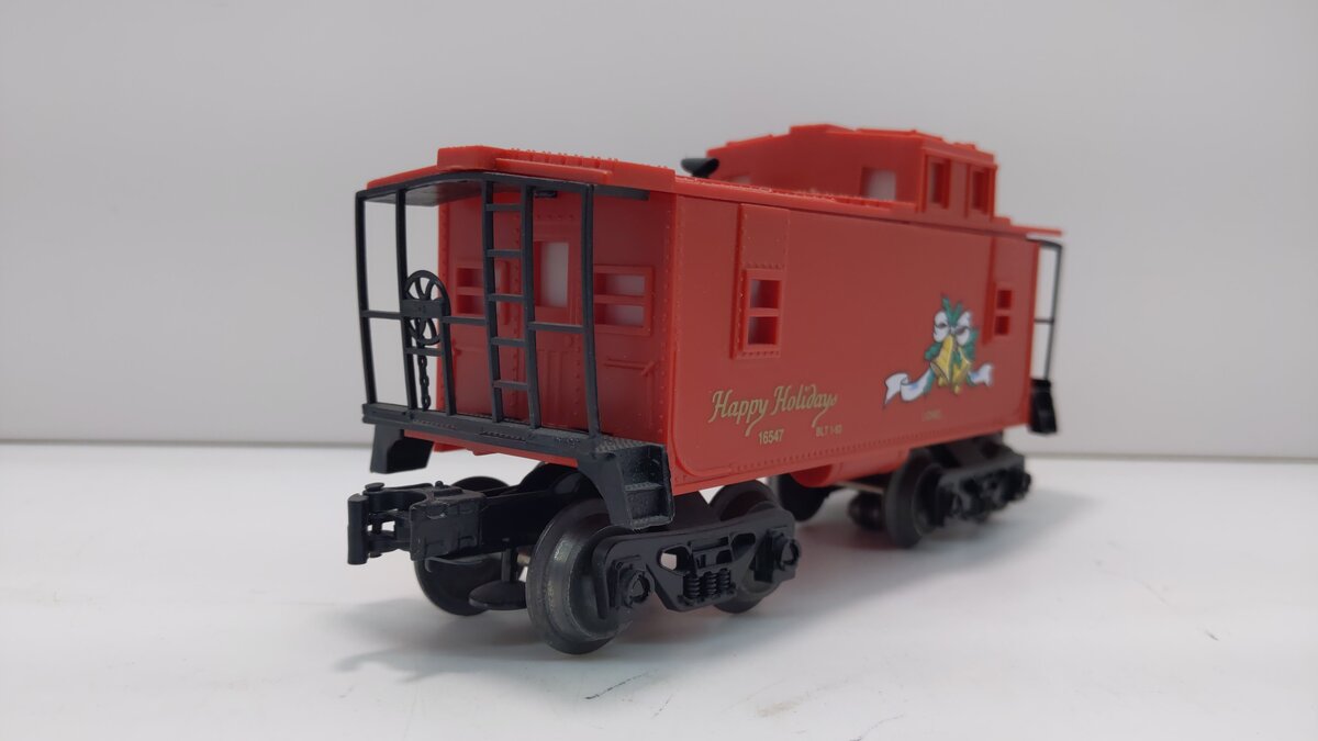 Lionel 6-16547 O Christmas Lighted Caboose LN/Box