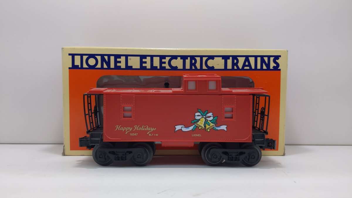 Lionel 6-16547 O Christmas Lighted Caboose LN/Box