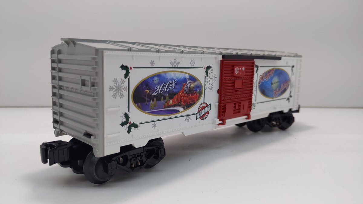 Lionel 6-29957 O Gauge 2008 LRRC Christmas Boxcar LN/Box