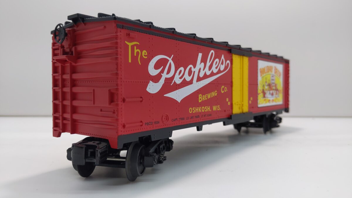 MTH 30-78009 O Gauge Holiday Beer Reefer Car