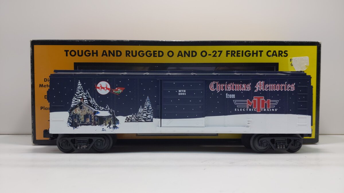 MTH 30-7489 O 2001 Holiday Box Car LN/Box