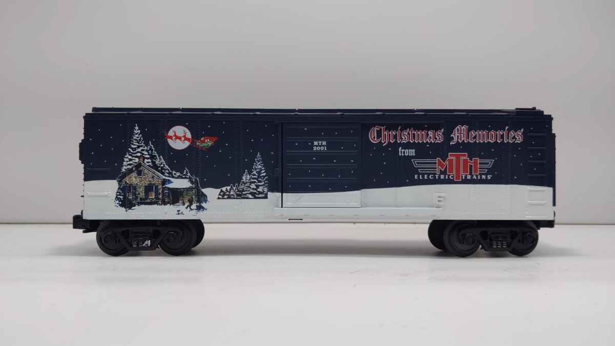 MTH 30-7489 O 2001 Holiday Box Car LN/Box
