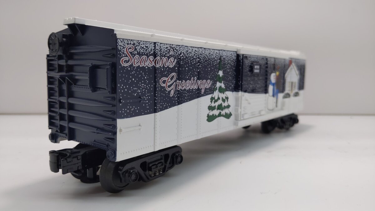 MTH 30-74038 O Gauge 2002 Holiday Boxcar LN/Box