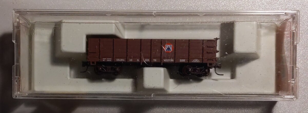 Micro-Trains 80600050 Nn3 Scale Colorado & Northwestern Gondola #228 LN/Box