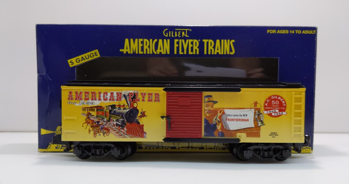American Flyer 6-48385 S Gauge American Flyer 1959 Catalog Boxcar #48385 LN/Box