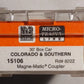 Micro-Trains 80000060 Nn3 Colorado & Southern 30' Wood Sheathed Boxcar #8222 LN/Box