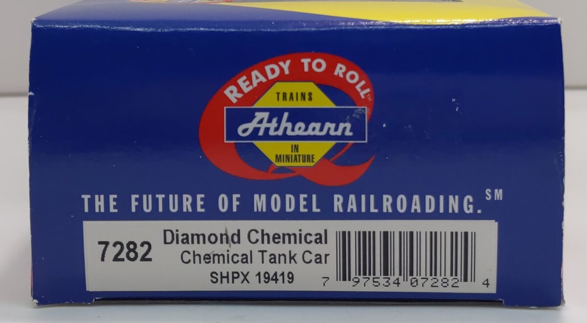 Athearn 7282 HO Scale Diamond Chemical SHPX Chemical Tank Car #19419 LN/Box