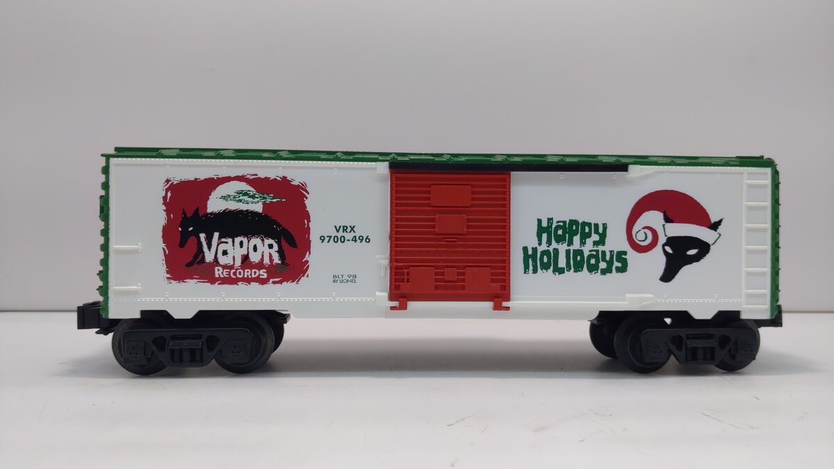 Lionel 6-26208 O Gauge Vapor Records Boxcar #9700-496 LN/Box