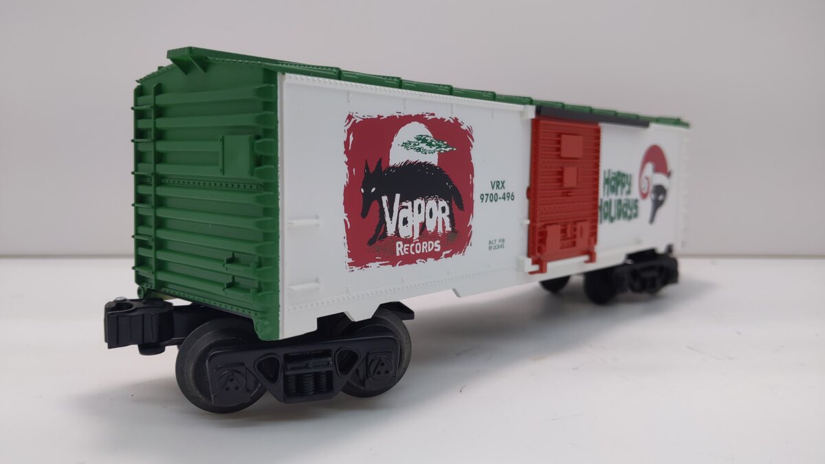 Lionel 6-26208 O Gauge Vapor Records Boxcar #9700-496 LN/Box
