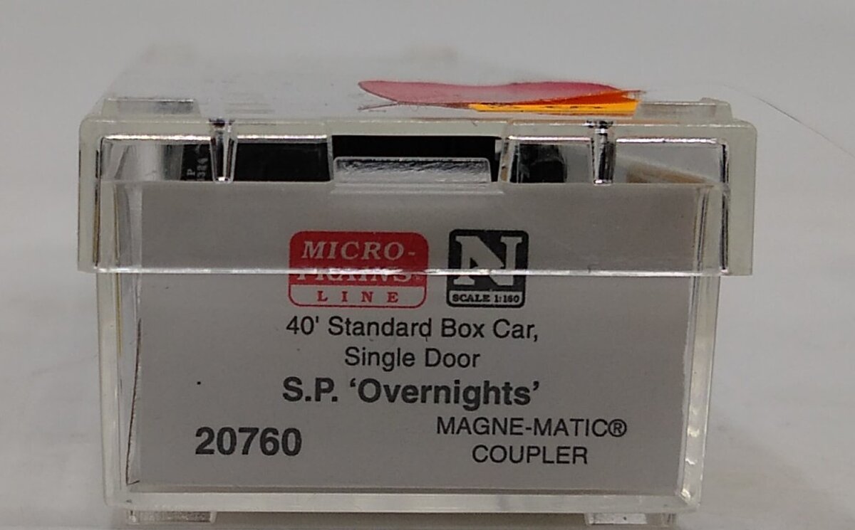 Micro-Trains 02000760 N Southern Pacific 40' Standard Single Door Boxcar #163324 LN/Box