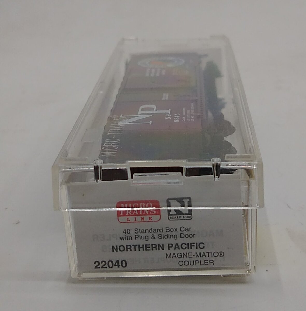 Micro-Trains 02200040 N Northern Pacific 40' Plug & Sliding Door Boxcar #8345