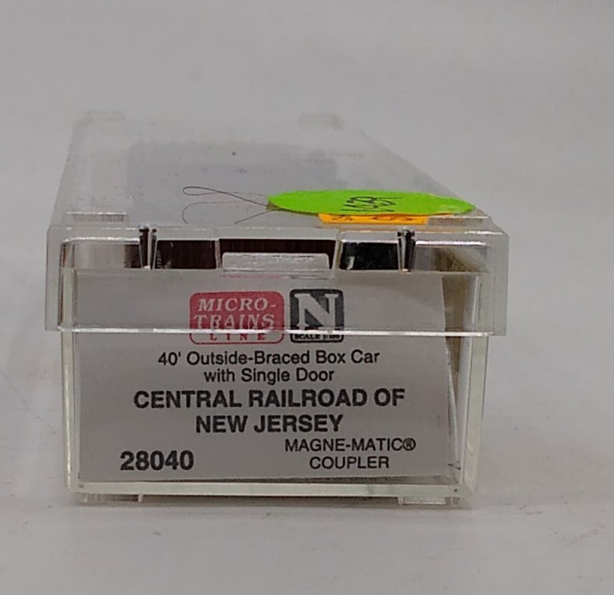 Micro-Trains 02800040 N CNJ 40' Single Door Outside Braced Boxcar #17235 LN/Box