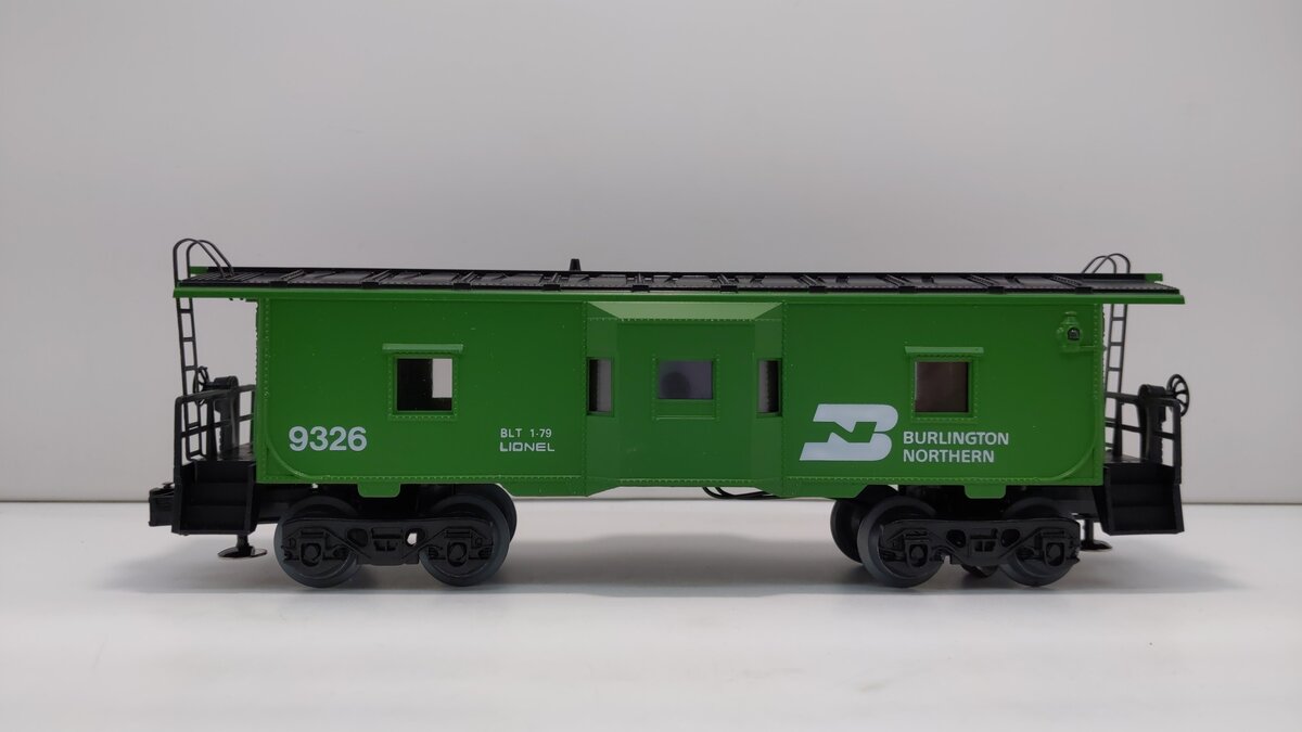 Lionel 6-9326 O Gauge Burlington Northern Bay Window Caboose LN/Box