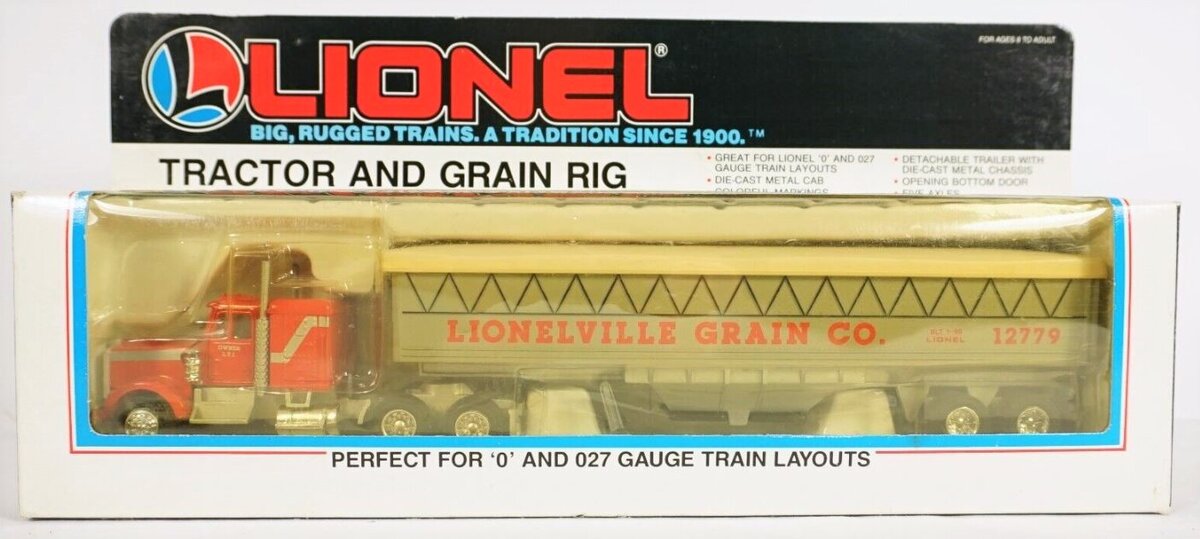 Lionel 6-12779 O Gauge Lionelville Grain Co. Grain Rig NIB