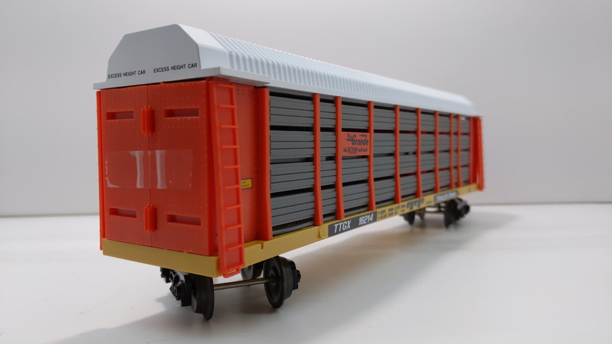 Lionel 6-16214 O Gauge Denver & Rio Grande Two Tier Auto Carrier LN/Box