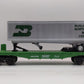Lionel 6-16308 O Gauge Burlington Northern Flatcar w/Trailer #298224 LN/Box