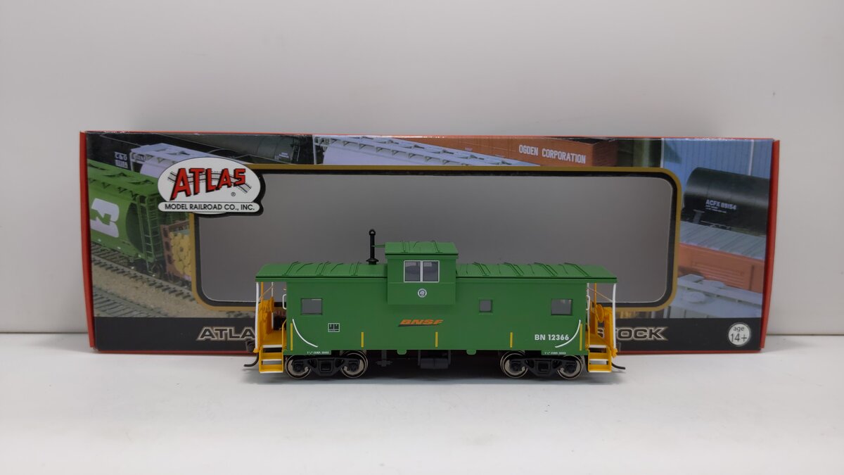 Atlas 20000556 HO Burlington Northern Santa Fe Extended Vision Caboose #12366