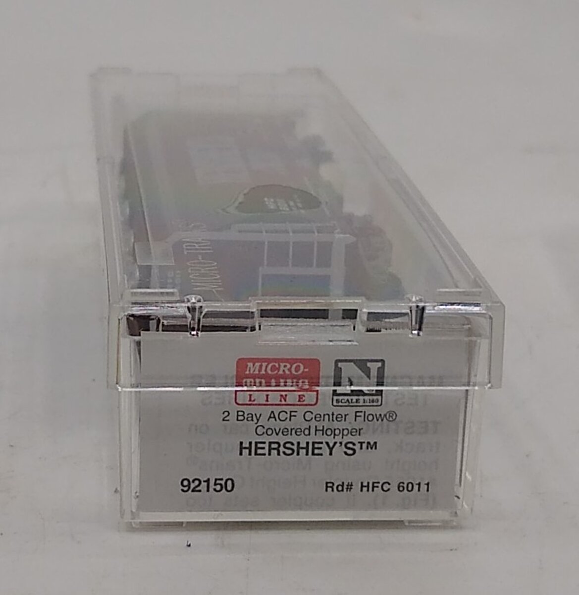 Micro-Trains 09200150 N Hershey's 2 Bay ACF Center Flow Covered Hopper #6011 LN/Box