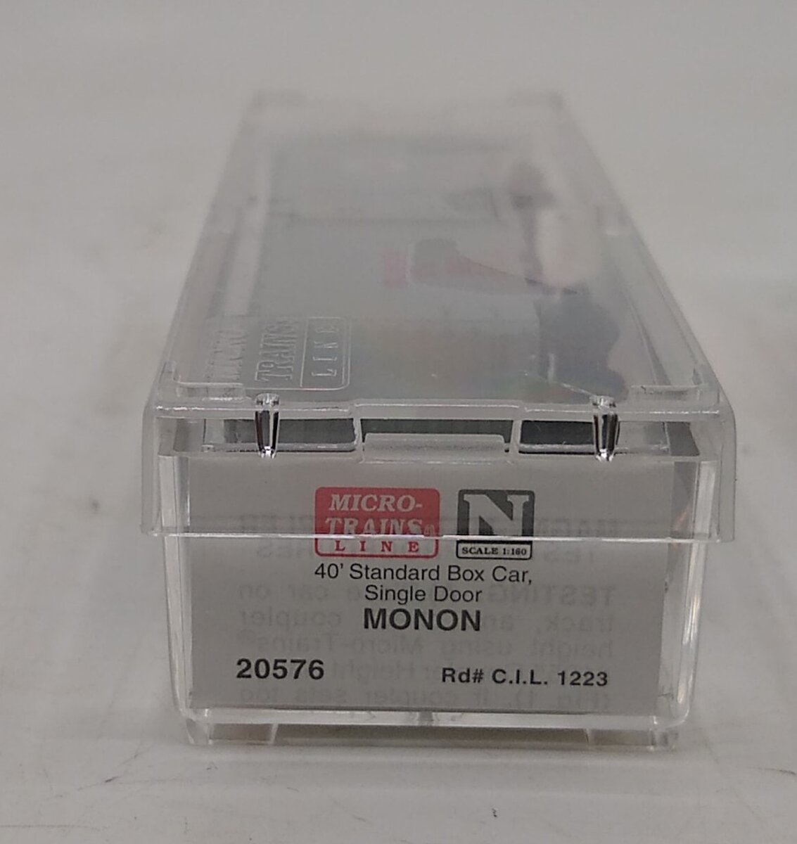 Micro-Trains 02000576 N Monon 40' Standard Single Door Boxcar #1223 LN/Box