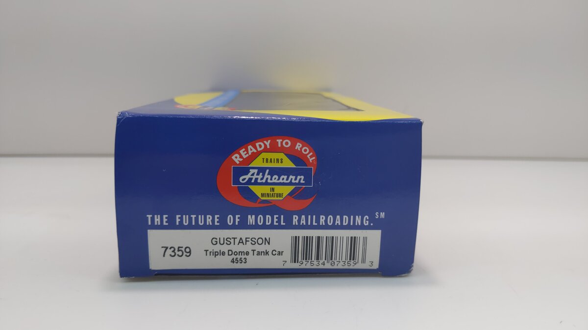 Athearn 7359 HO Scale Gustafson Bros Oil Co. Tank Car #4553 LN/Box