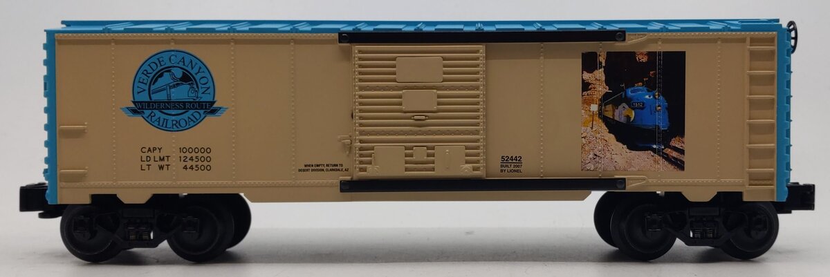 Lionel 6-52442 O Gauge Desert Division TCA Verde Canyon Railroad Boxcar LN/Box
