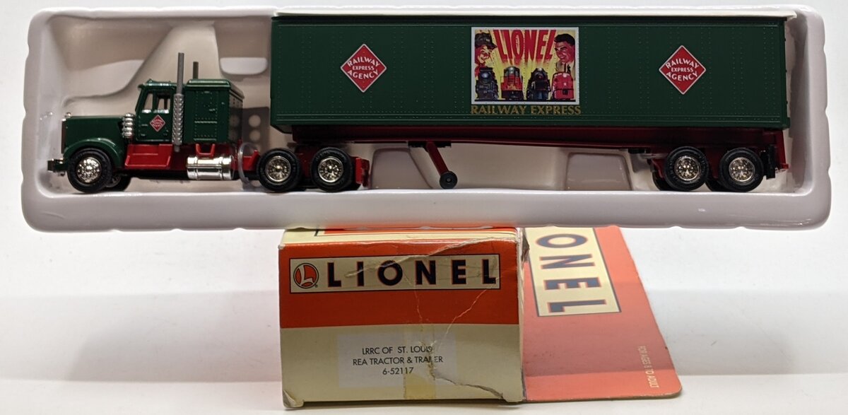 Lionel 6-52117 O Lionel REA Tractor Trailer NIB