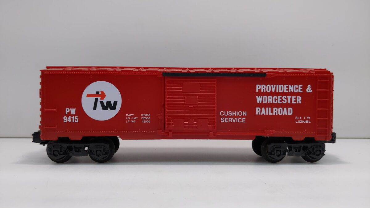 Lionel 6-9415 O Gauge Providence & Worcester Boxcar LN/Box