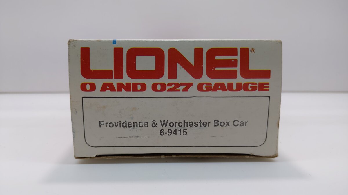 Lionel 6-9415 O Gauge Providence & Worcester Boxcar LN/Box