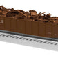 Lionel 6-82863 O Chicago, Burlington & Quincey 52'6" Gondola with Load #8250