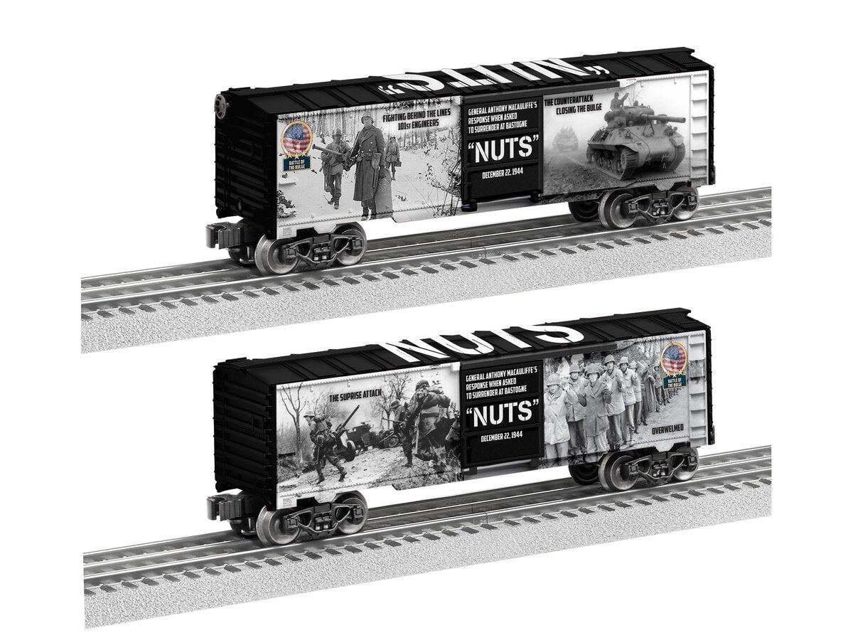 Lionel 6-84667 O Battle of the Bulge "NUTS" Boxcar LN/Box