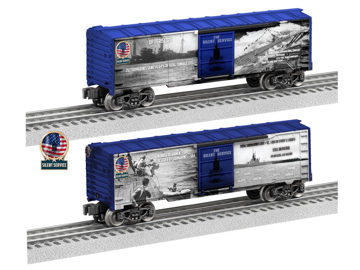 Lionel 6-84668 O Gauge Silent Service WWII Boxcar LN/Box