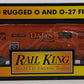 MTH 30-7539 O Gauge Dad's Pet Foods 4-Bay Hopper with Load LN/Box