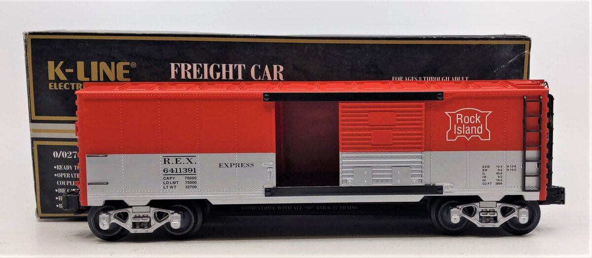 K-Line K641-1391 O REX Rock Island/Southern Pacific Golden State Boxcar #6411391 LN/Box