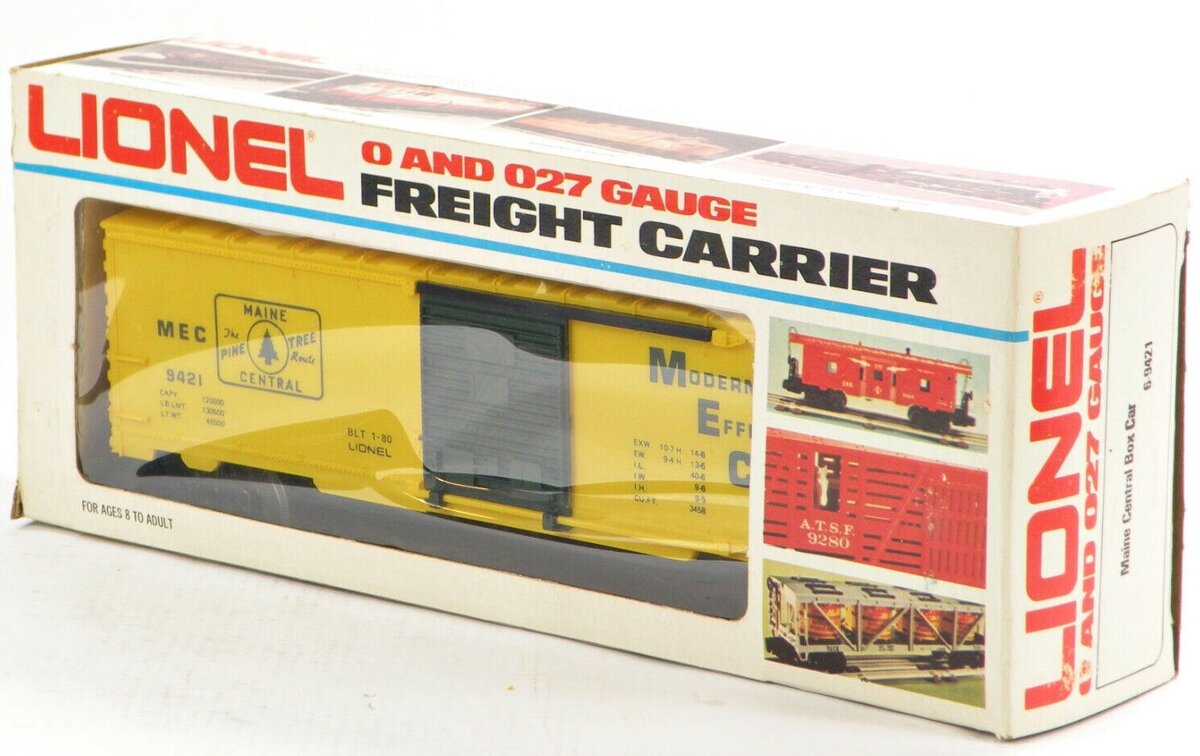 Lionel 6-9421 O Gauge Maine Central "The Pine Tree Route" Boxcar #9421 LN/Box