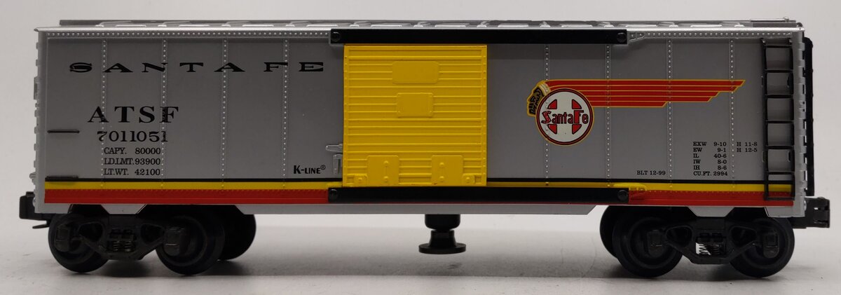 K-Line K701-1051 O Gauge AT&SF Operating Boxcar LN/Box