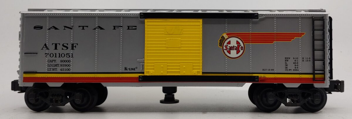 K-Line K701-1051 O Gauge AT&SF Operating Boxcar LN/Box