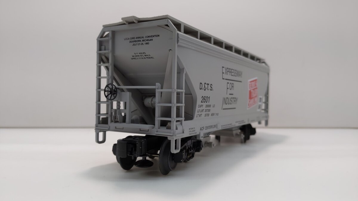 Lionel 6-52023 O Gauge LCCA 1993 D&TS 2-Bay Center Flow Hopper #2601 LN/Box