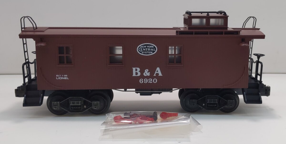 Lionel 6-6920 O Gauge Boston & Albany Woodside Illuminated Caboose #6920 LN/Box