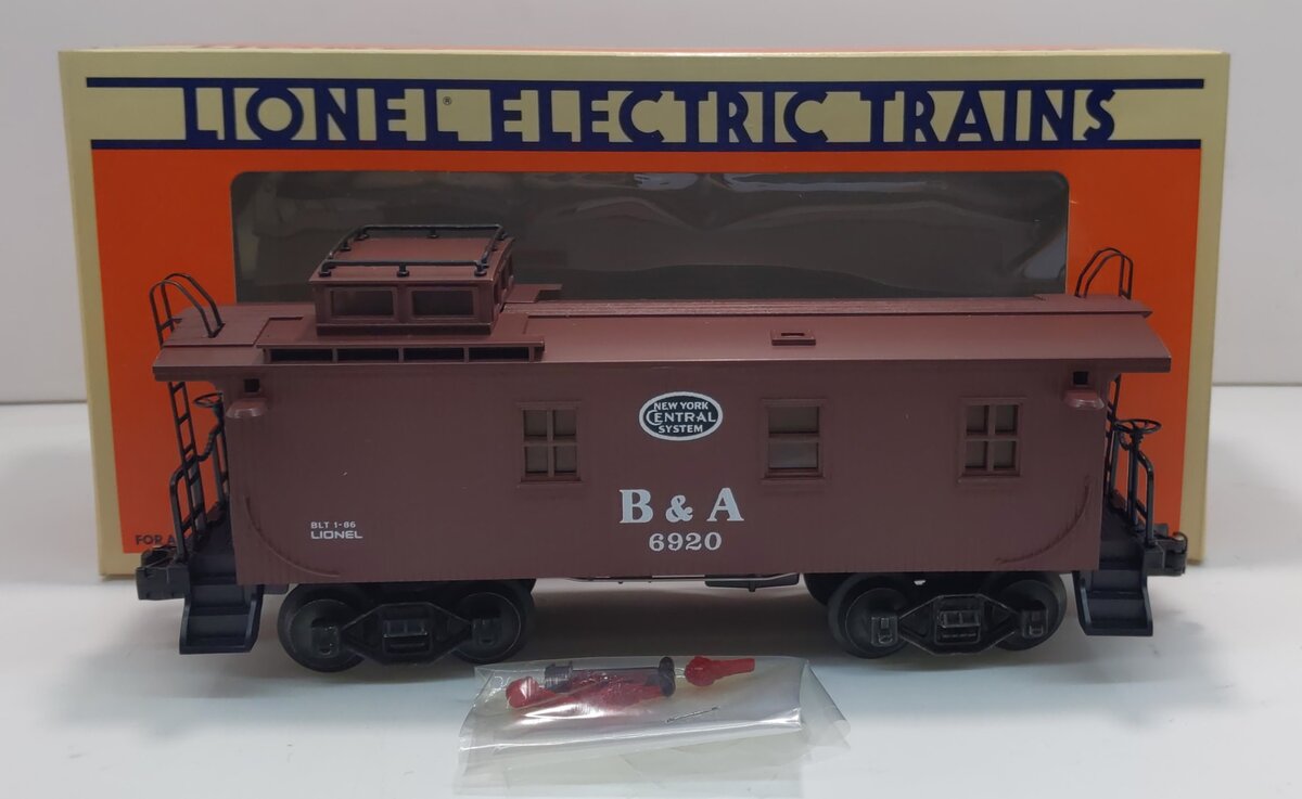 Lionel 6-6920 O Gauge Boston & Albany Woodside Illuminated Caboose #6920 LN/Box