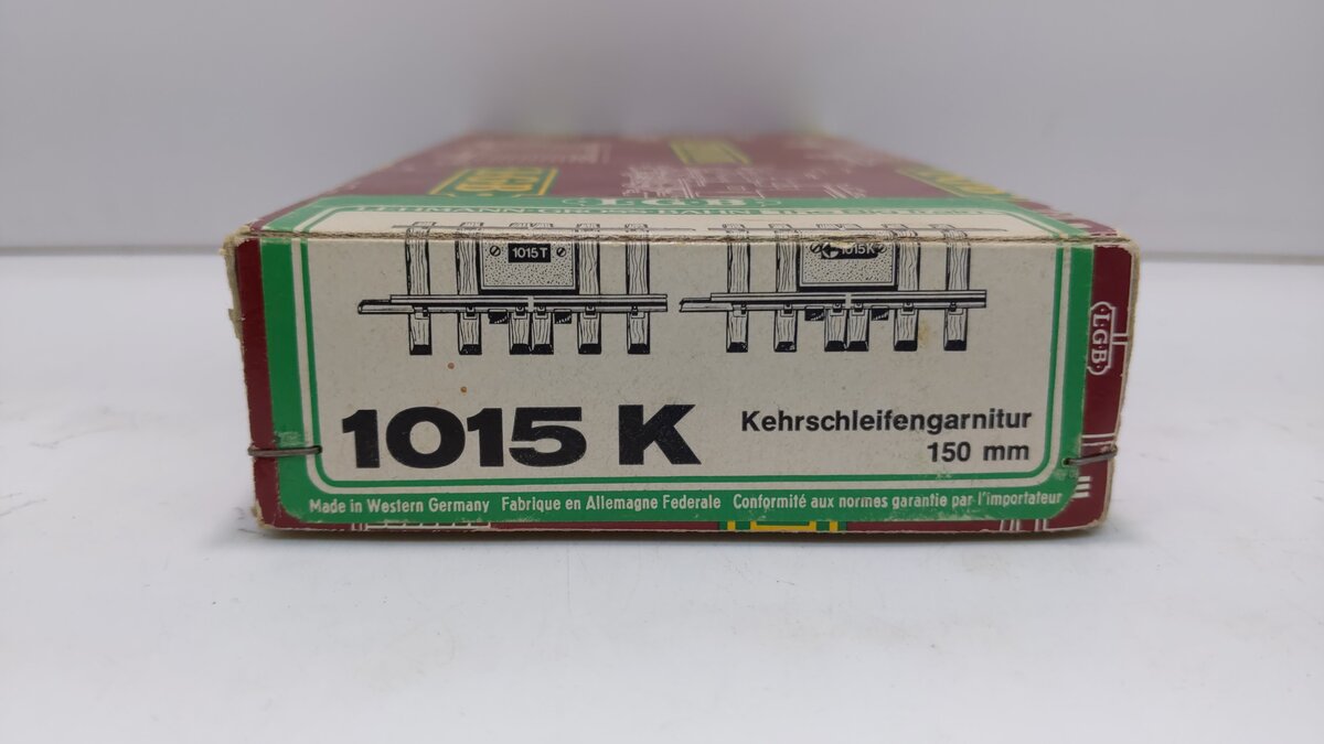 LGB 1015K G Scale Reverse Loop Track Set EX/Box
