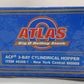 Atlas 6308-1 O New York Central 3-Bay Cylindrical Hopper #885959 (3 Rail) LN/Box