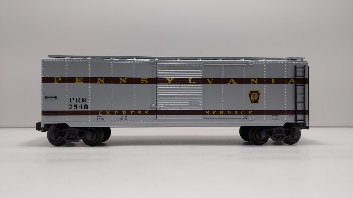 K-Line K761-1894 O Gauge Pennsylvania Railroad Express Service Boxcar #2540 LN/Box
