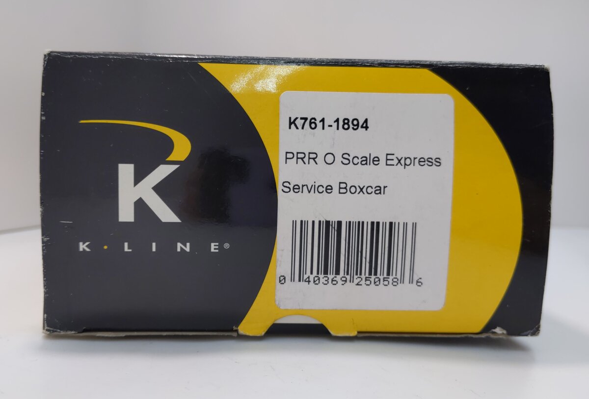 K-Line K761-1894 O Gauge Pennsylvania Railroad Express Service Boxcar #2540 LN/Box