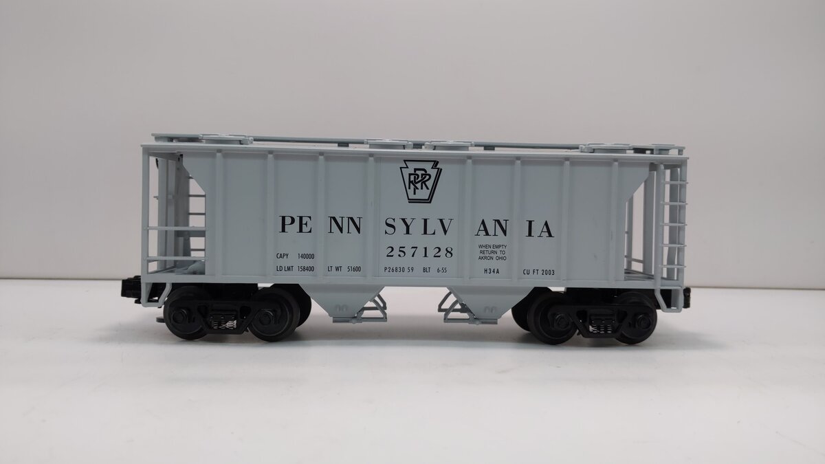 MTH 20-97106 O Gauge Pennsylvania Premier PS-2 Hopper Car #257128 LN/Box