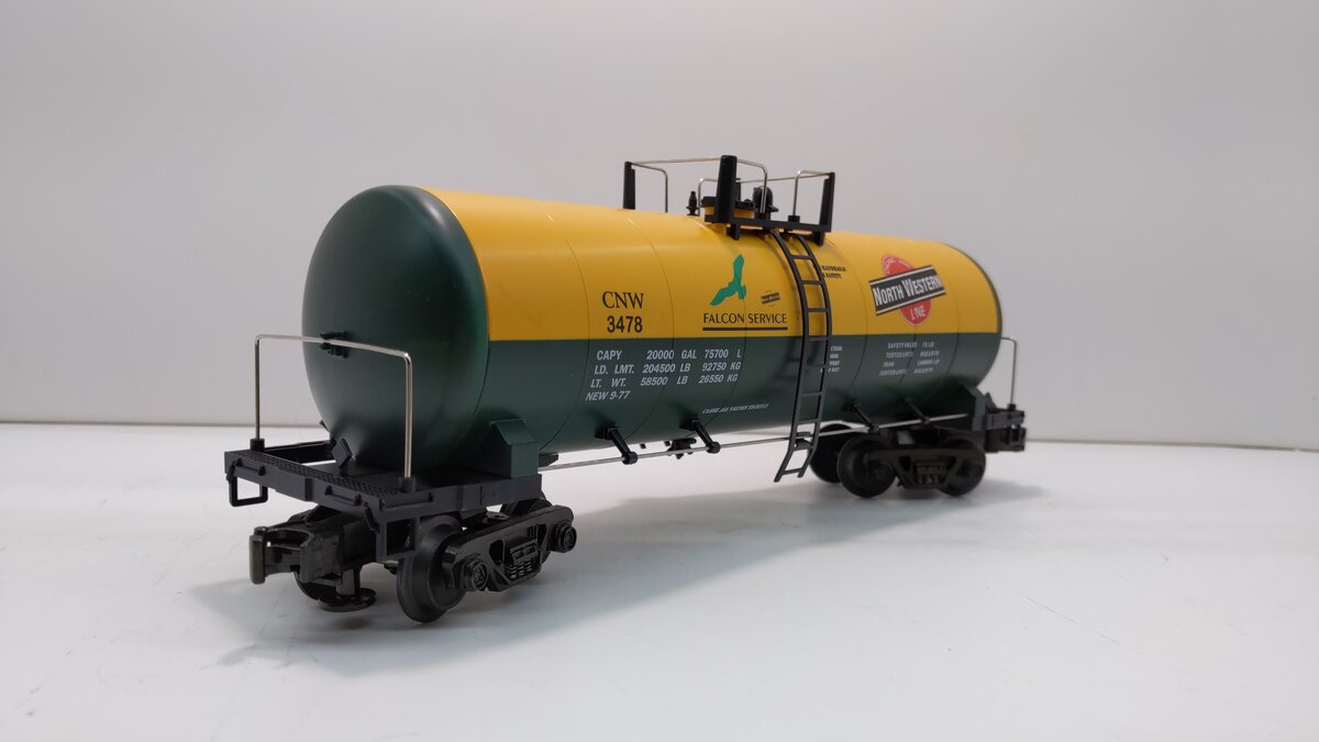MTH 20-9203 O Gauge Chicago North Western Tank Car #3478 NIB