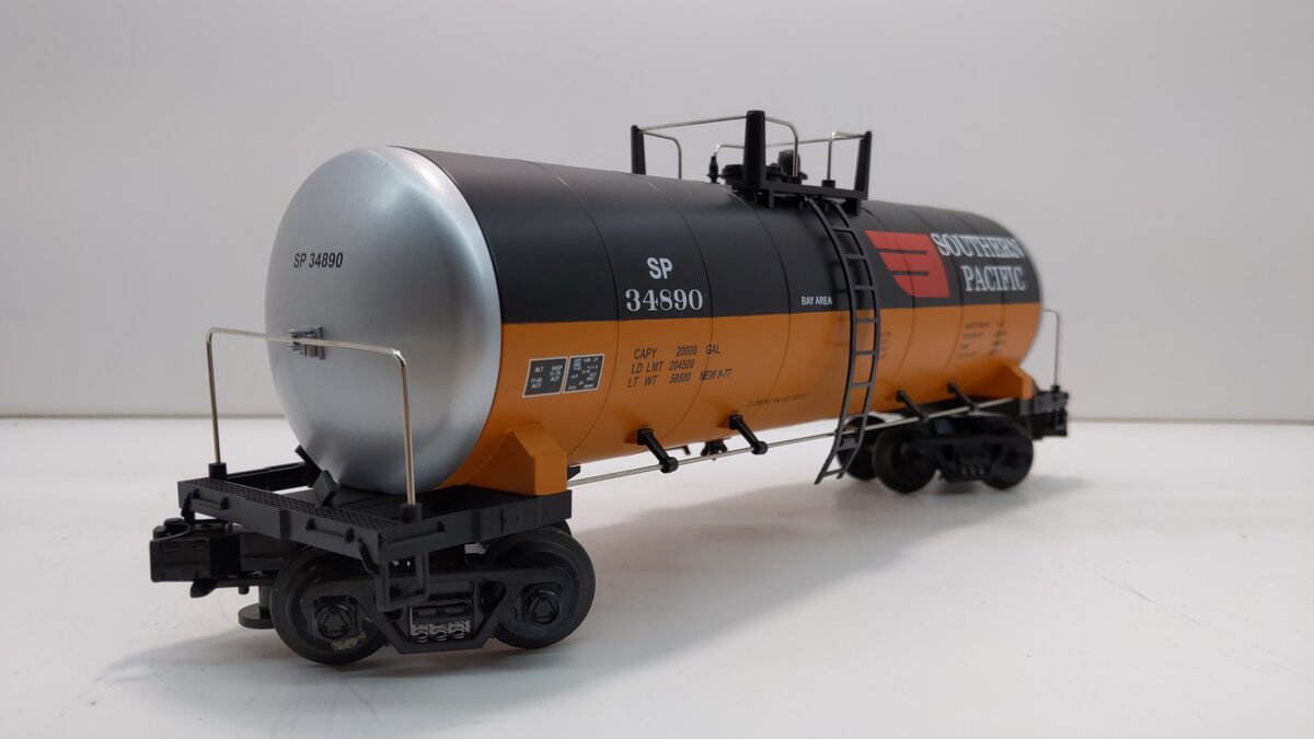 MTH 20-92006 O Gauge Southern Pacific Orange & Black Tank Car #34890 LN/Box