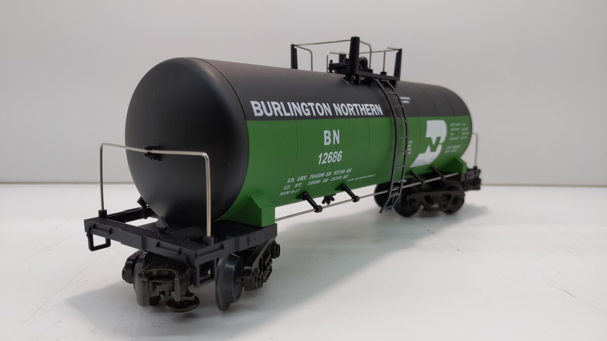 MTH 20-9200 O Burlington Northern Tank Car #12686 LN/Box