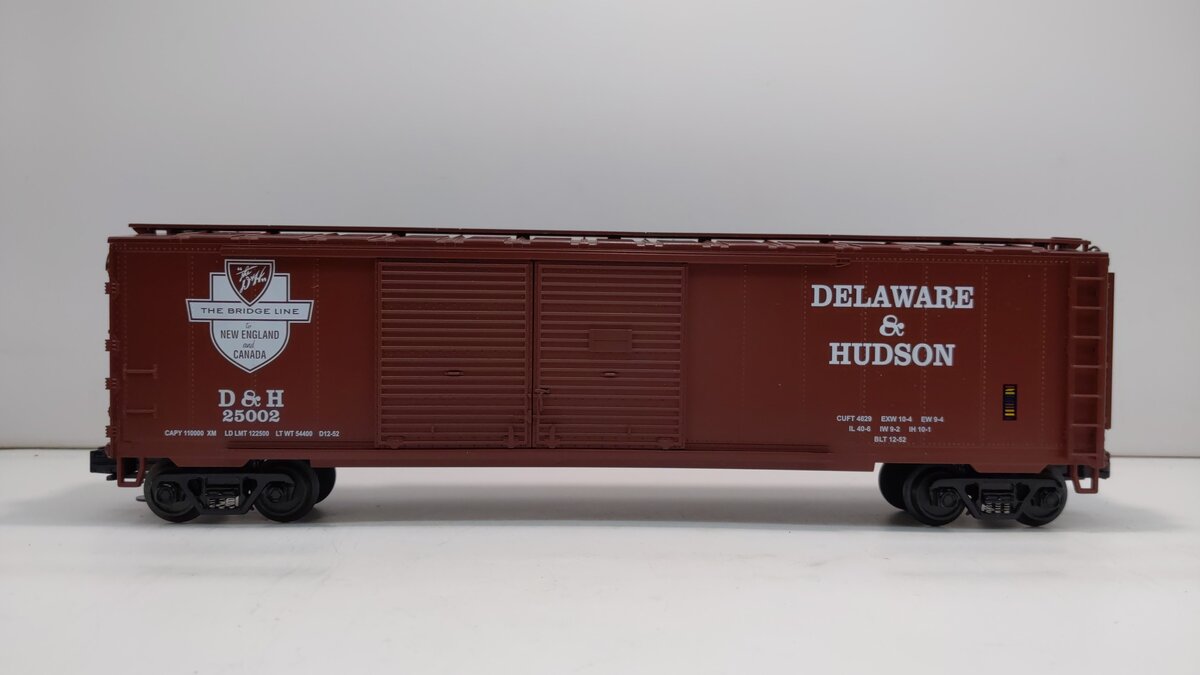 MTH 20-93017 O Gauge Delaware & Hudson Double Door 50 ft. Boxcar #25002 LN/Box